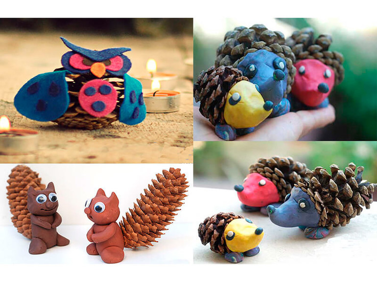 Cómo hacer una artesanía con conos