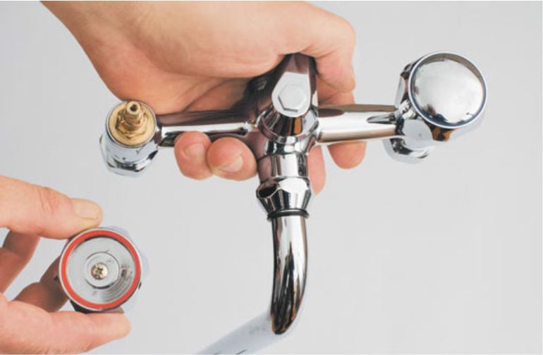 Cómo cambiar la junta en el grifo