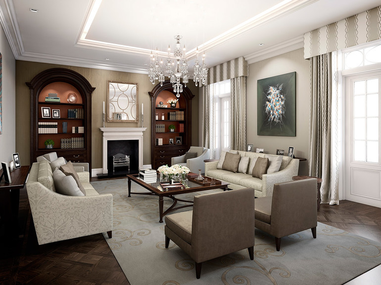 Los rasgos característicos del estilo inglés.