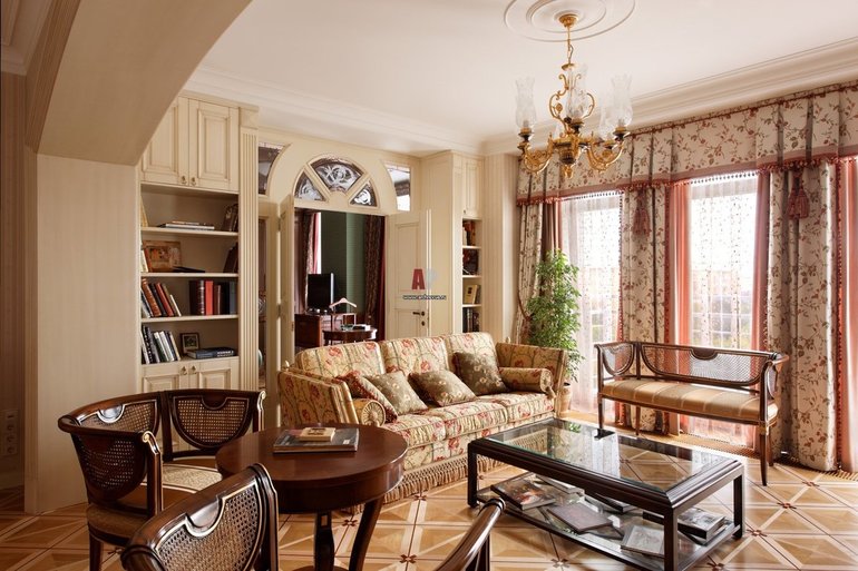 Muebles para el interior al estilo inglés.