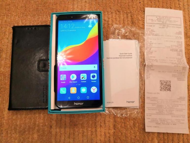 Descripción del dispositivo Honor 7A Pro