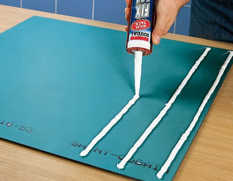 Selección de pegamento