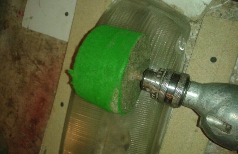 GOI pasta de vidrio y plástico