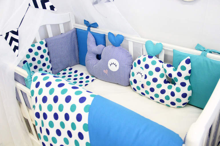 Cómo coser los costados a la cuna