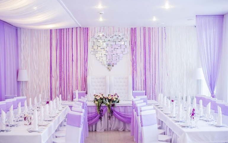 Ideas del interior del salón de bodas