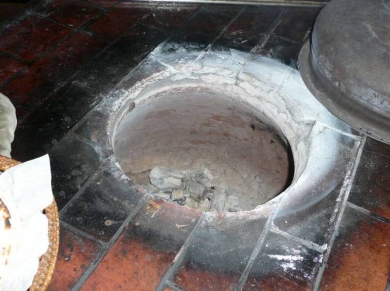 Marcar la base del tandoor