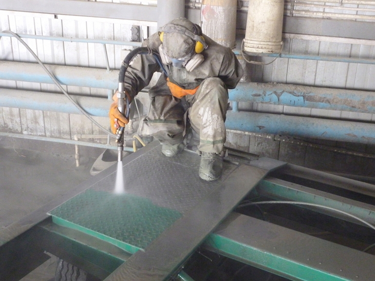 Tipos de dispositivos de chorro de arena