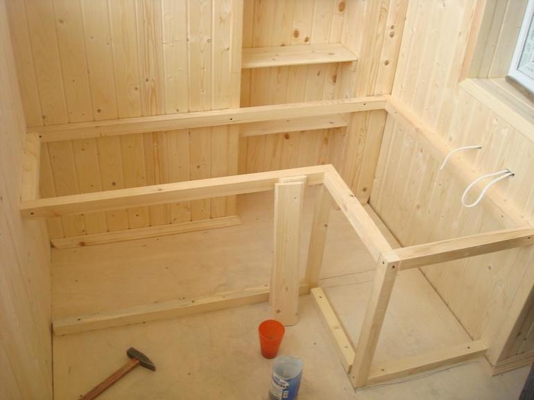 Armario en el balcón