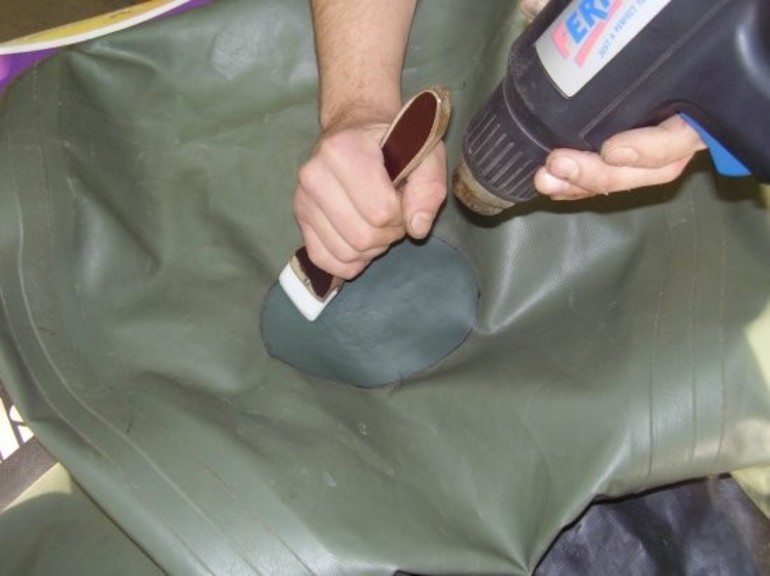 Arreglar el colchón de goma Bestway