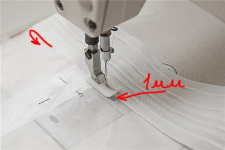 Coser una cinta ancha