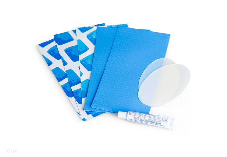 Kit de reparación de piscinas.