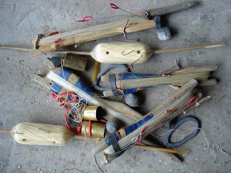 Aparejos de pesca de bricolaje