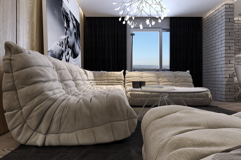 Las cubiertas estilo loft son simples