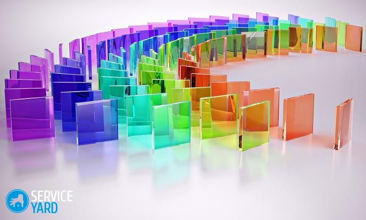 mostradores de vidrio